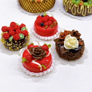 Miniature Valentine Cake Miniature Sweet Cake for Dollhouse - Etsy