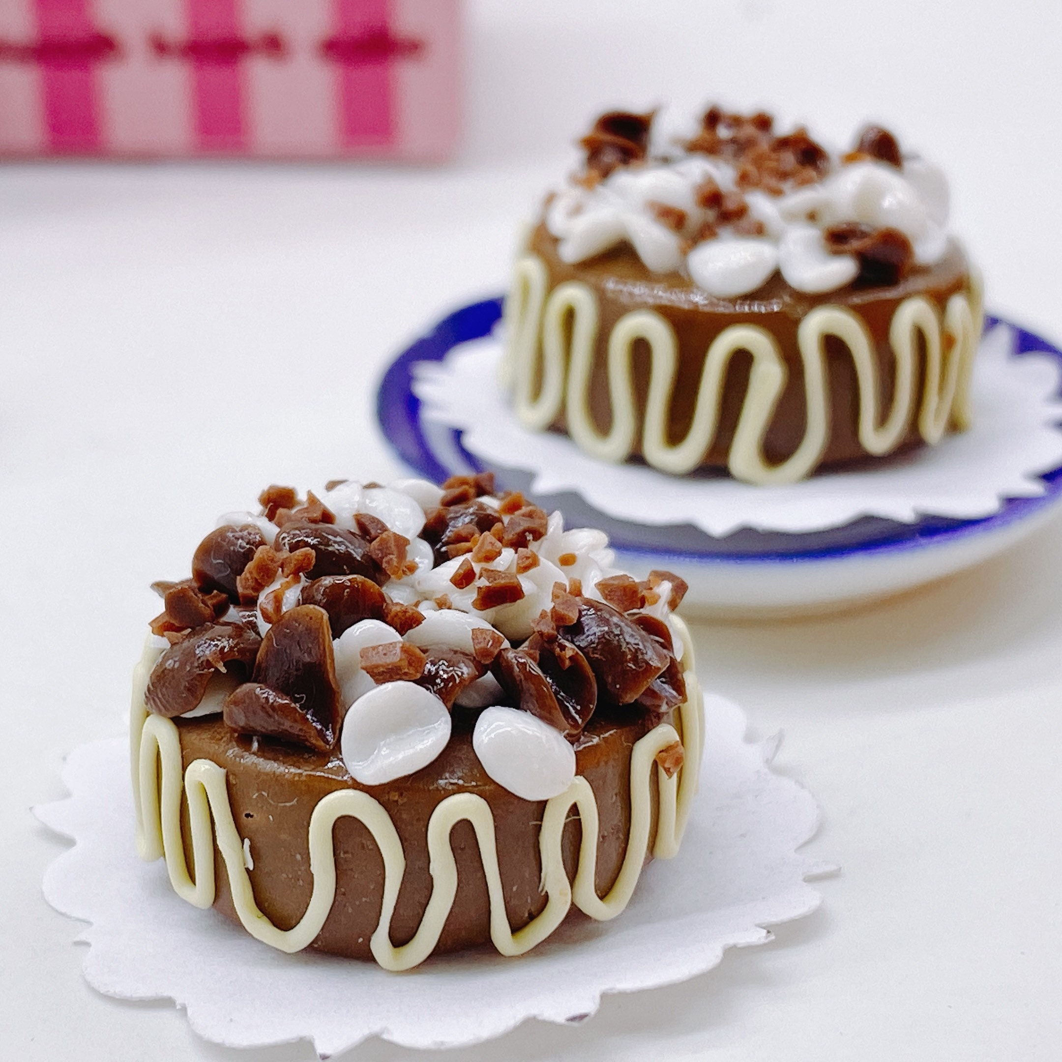 Miniatur gefälschte Kuchen Miniatur Bäckerei Miniatur süß | Etsy