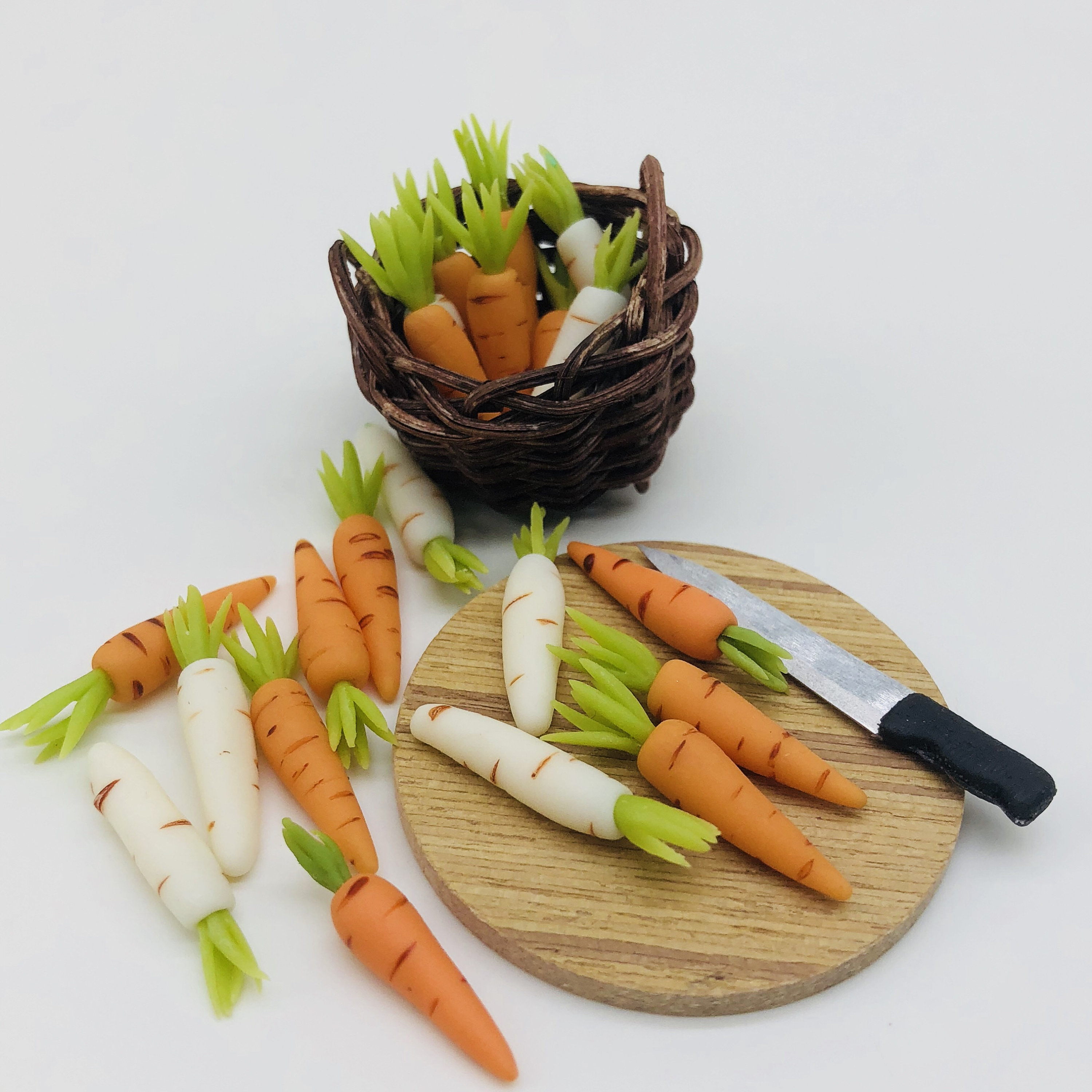 1:12 Dollhouse Miniature Wooden Vegetable Fruits Basket Furniture Accessories 1:12 Dollhouse Miniature Wooden Vegetable Fruits Basket Furniture Accessories