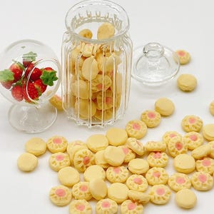 40 Stück Miniatur Keks,Miniatur Bäckerei,Miniatur Sweet,Puppen und miniatur,miniatur Schmuck 1:12