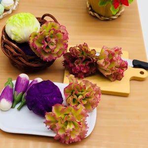 5 pieces Miniature Lettuce Vegetable Dollhouse Kitchen Accessories