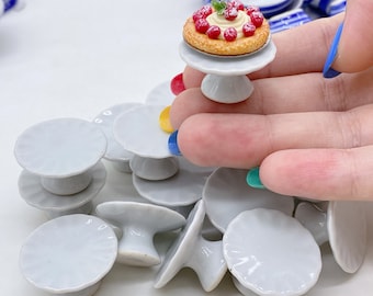 10 pieces Miniature Cake Stand ,Miniature Showcase , Miniature Dollhouse