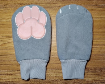Mitaines Kigu grises Paws