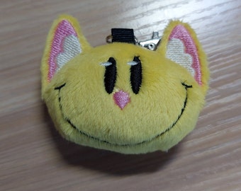 Porte-clés chat souriant