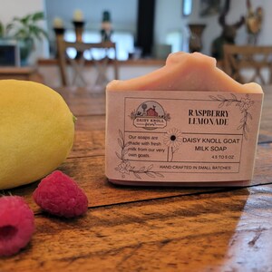Raspberry Lemonade Goat Milk Soap