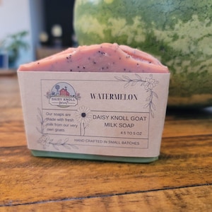 Watermelon Goat Milk Soap