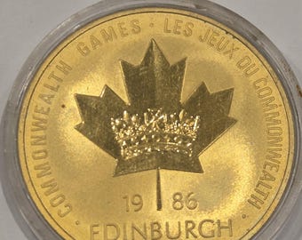 1986 Edinburgh Commonwealth Games The Canadians Medal