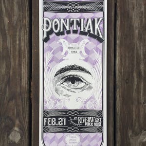 Pontiak Screen Pinted Poster