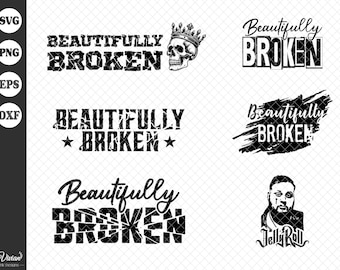Magnifiquement cassé, Jelly Roll, svg, EPS, DFX, PNG, Cricut, téléchargement numérique