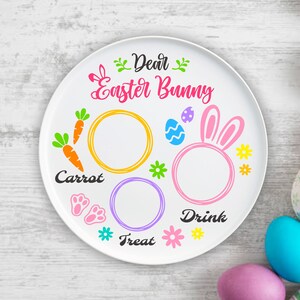 Easter Bunny Plate, Easter image, Printable, Cricut, SVG PNG