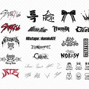 Stray Kids Signature Svg - Etsy