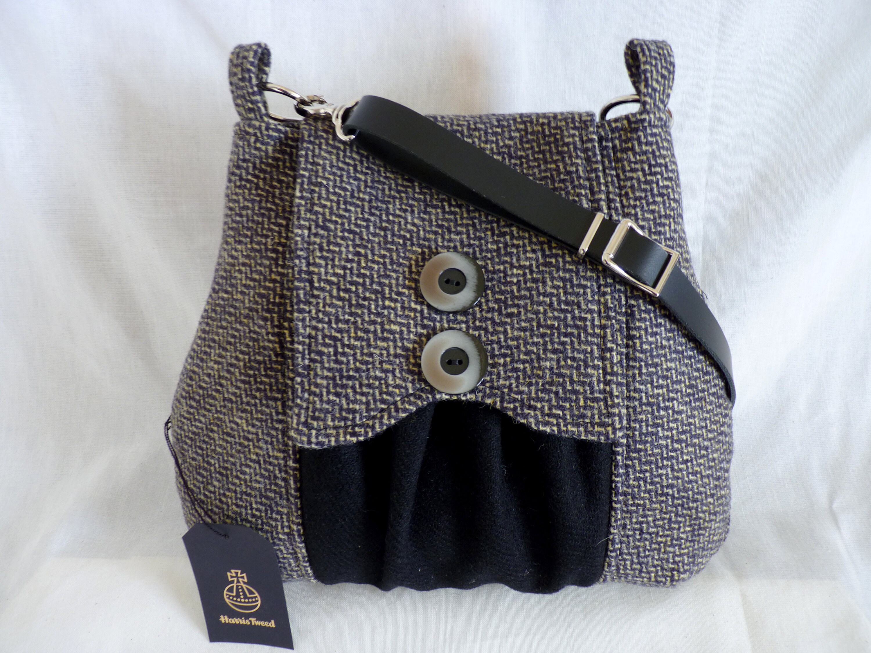 tweed crossbody bag