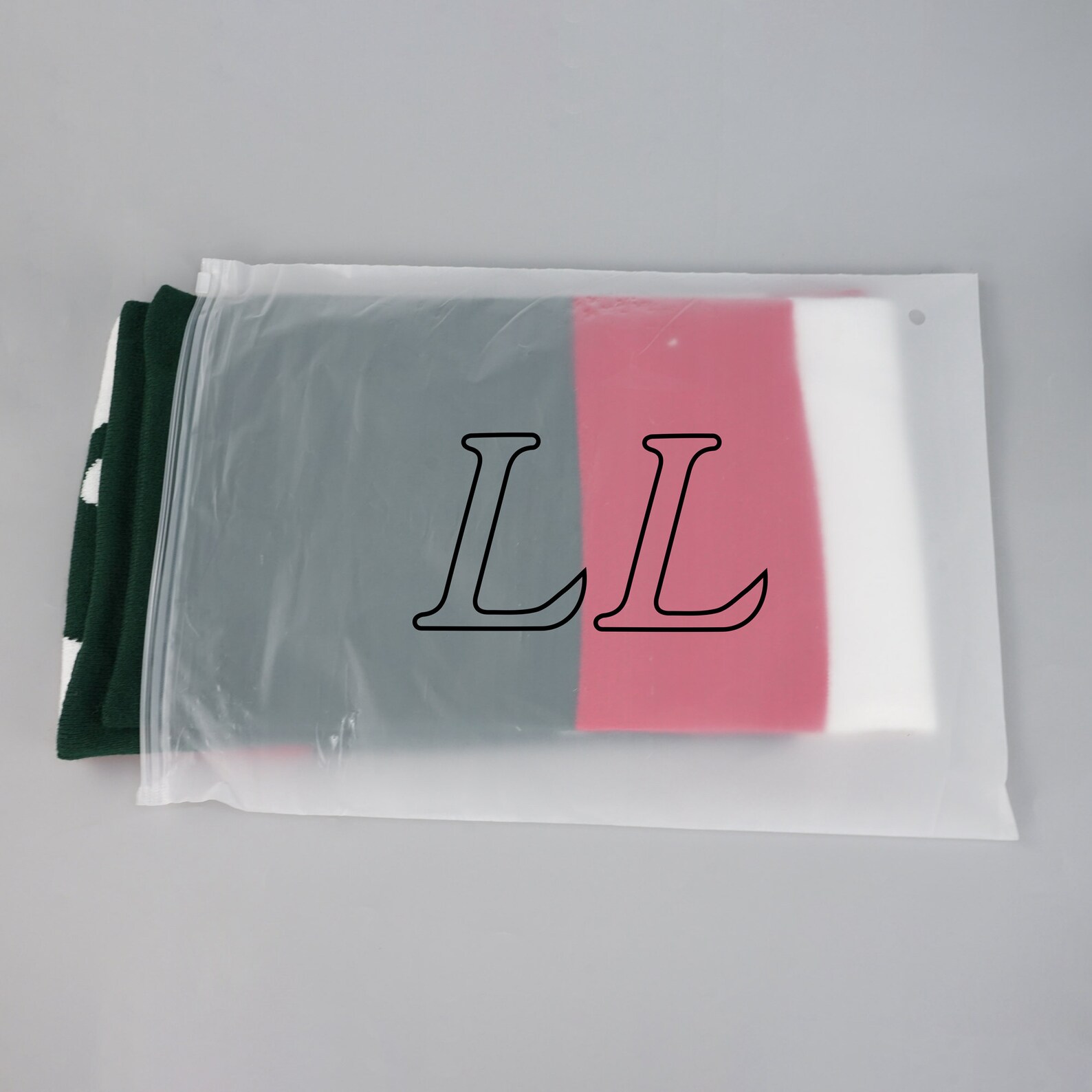 100 Custom Frosted Zipper Bags Clear Zip Lock Bag High Etsy