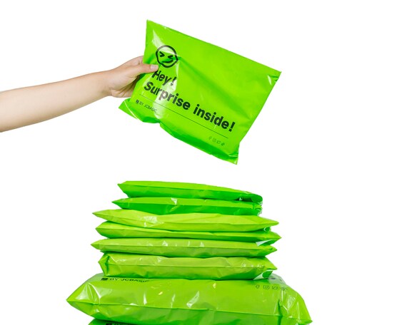Black Poly Mailers Shipping Envelopes – Self-Sealing, Waterproof, Various Sizes (#000 To DVD)