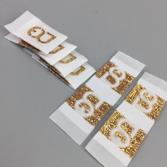 metallic labels custom