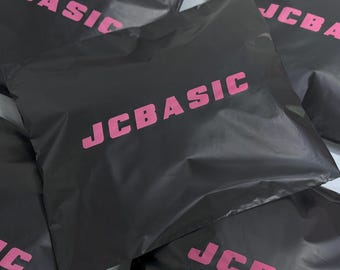 Bolsas de envío personalizadas con logotipo, sobres de polietileno negro mate, bolsas de polietileno personalizadas, bolsas de correo personalizadas, sobres de envío personalizados