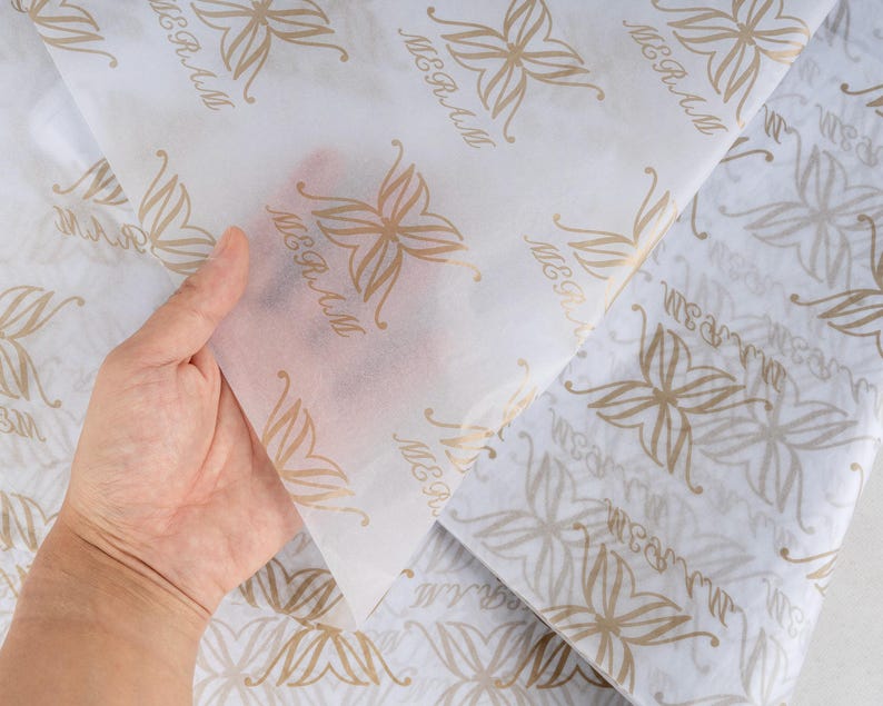 Tissue Wrap Pattern 100 Custom Wrapping Tissue Paper, Custom Printed Wrapping Paper, Custom ...