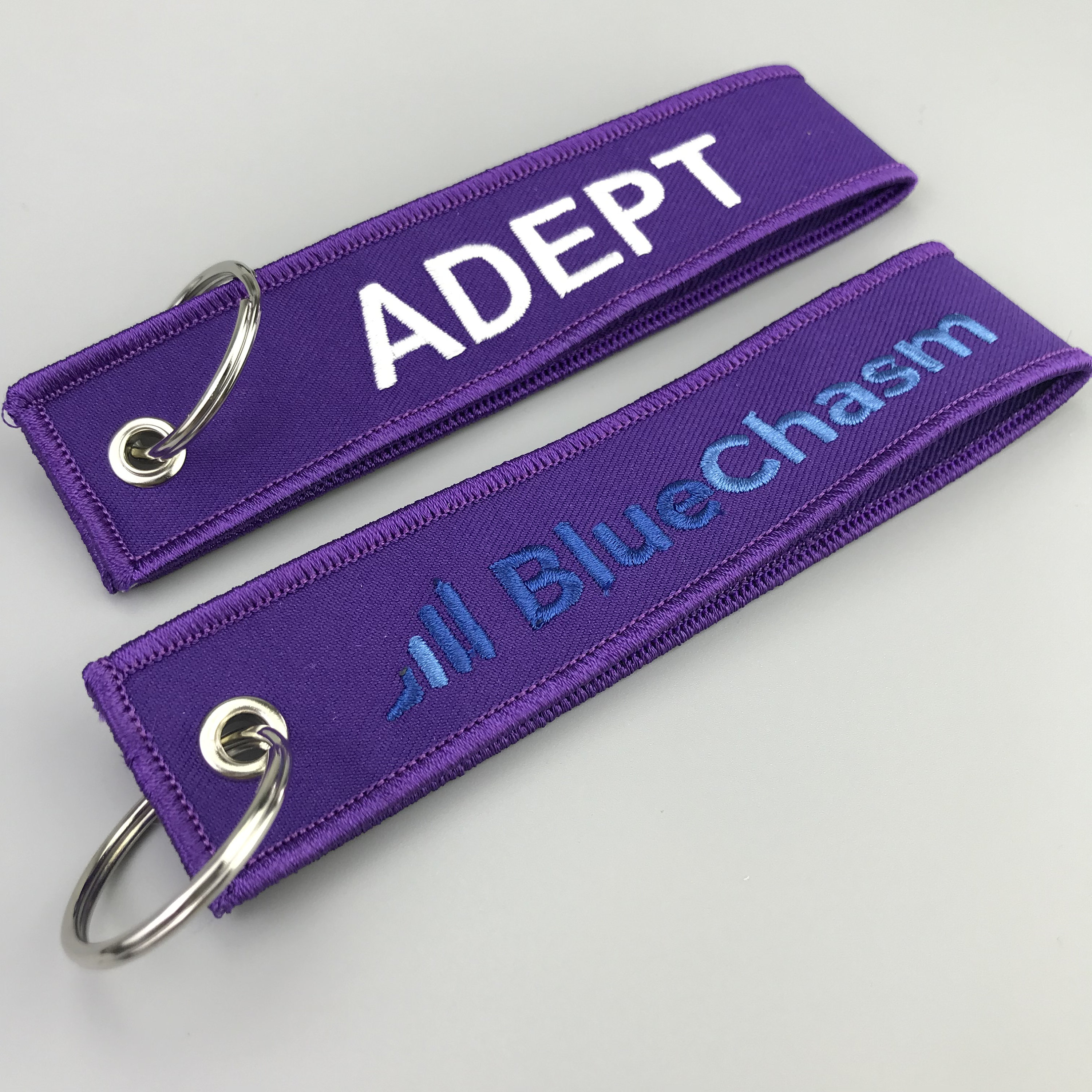 200 Personalized embroidery key ring Custom embroidery key Etsy