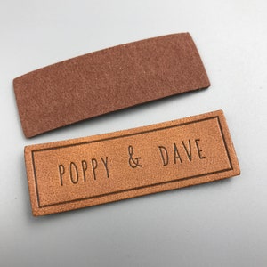 Embossed leather patch, Handbags with leather patch, PU leather patch