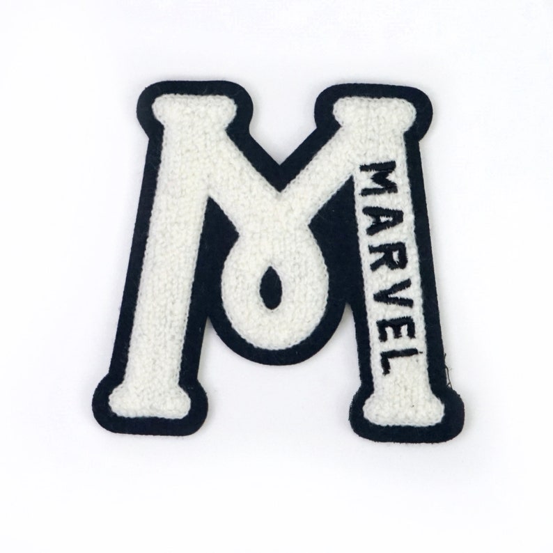 50 Custom Iron on Large Varsity Letter Chenille Patches for Etsy