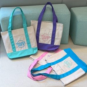 Customized Logo Colorful Tote Bags Shopping Bag Shoulder Crossbody Gift Beach Bag Monogram Bag Canvas Cotton Tote Bag