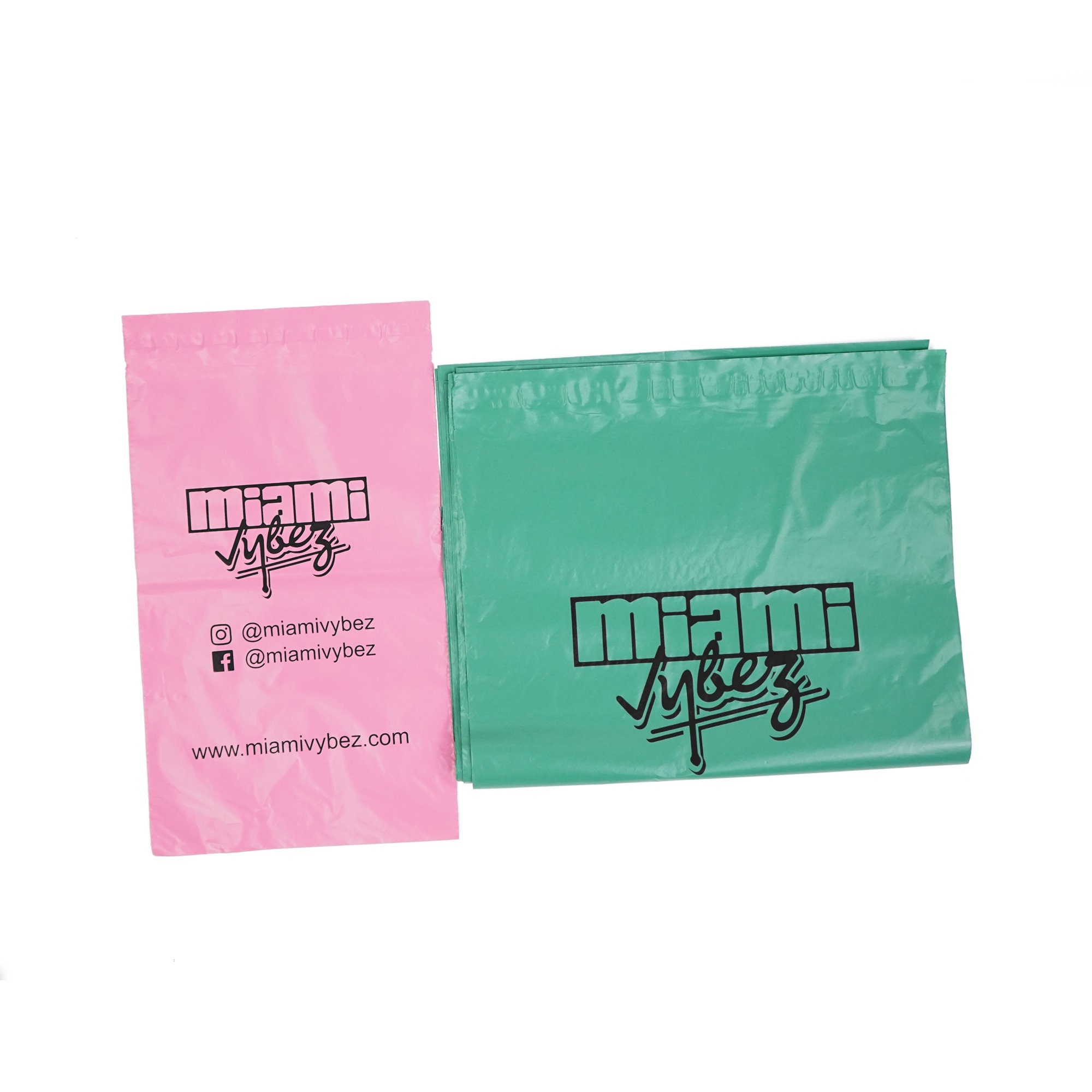 100 Custom Poly Mailers Bag, Custom Shipping Bag With One Color Logo