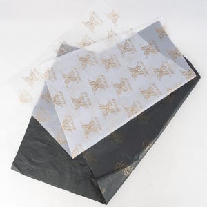 Food Grade Custom Logo Printed Wax Paper Grease Proof Sandwich Wrapping Tissue Paper
