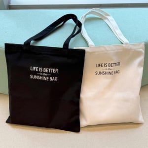 Custom Black White Tote Bags , Wedding Shopping Tote Bags, Bridal Party Gifts Bride Wedding Gift, Bachelorette Custom Tote Bag