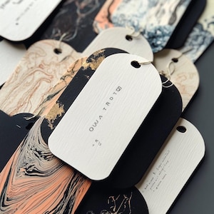 Benutzerdefinierte Hangtags Minimalist Hang Tags Monogramm Hang Tags Boho Hang Tags Moderne Hang Tags Sommer Hang Tags