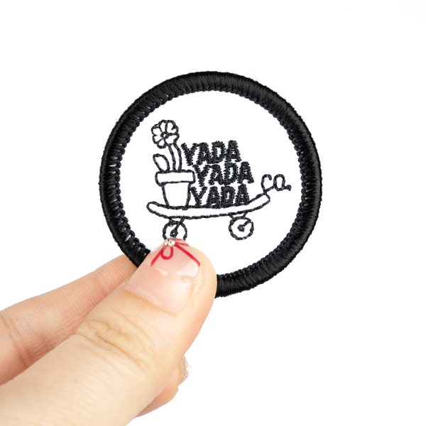 Custom Round Embroidery patches, Iron-on patches, Circle Embroidery Frame, patches for clothes, clothing patches, sew on patches