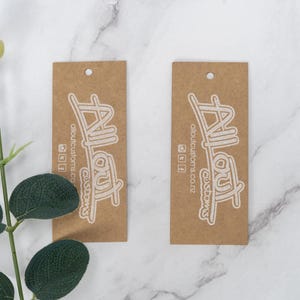 Étiquettes volantes kraft personnalisées, Étiquette pivotante, Étiquette en papier pour vêtements, Impression de logo d&#39;étiquettes volantes personnalisées, Étiquettes personnalisées, Étiquettes de prix