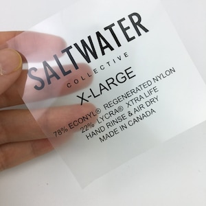 Heat Transfer, Custom Heat Transfer Labels, Silicone Heat Transfer Care Tags