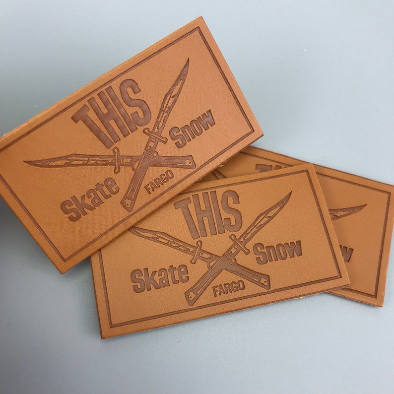 100 Fake Leather Patch Personalized Leather Labels Custom Etsy Canada