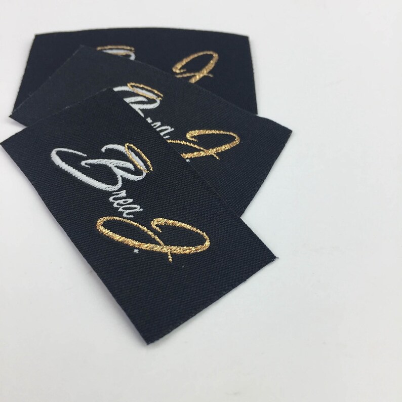 500pcs Woven Labelsmulticolors Custom Woven Labels Woven Etsy