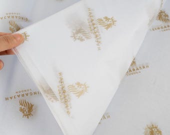 Custom White Tissue Paper with Logo, Custom Printed Tissue Paper, Custom Wrapping Paper, Personalized Tissue Paper for Gifts, Bestseller