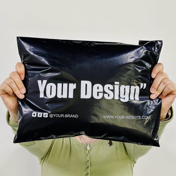 Custom Mailing Bags, Black Poly Mailers, Packing Bags, Custom