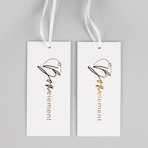30pcs Custom clothes  tag , Hang Tags for Product Packaging, Custom Design Hang Gift Tags, Printable Clothing Tags, Logo Tags with String