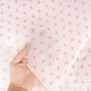 Custom Pink Tissue Paper, Personalized Tissue Paper for Gift Wrapping, Custom Logo Wrapping Paper, Printed Tissue Paper, Small Packing