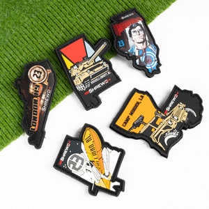 Custom PVC Rubber Patch, Custom PVC Badges, Private Logo Sew on Garment Label, Keychain Decoration, Pathes Rubber Stamp, PVC Label Stickers