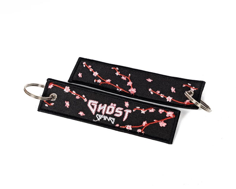 100pcs Custom Embroidered Keychain, Anime Embroidered Keychain, Fabric