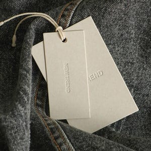 Custom Design Hang Tags, Printable Clothing Tags, Customized Hang Tags For Product Packaging, Logo Tags With String