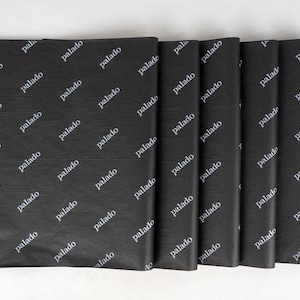 Custom Tissue Paper, Black Wrapping Paper, Tissue Paper for Gifts, Personalized Logo Wrapping Paper, Printed Tissue Paper, Business Packing