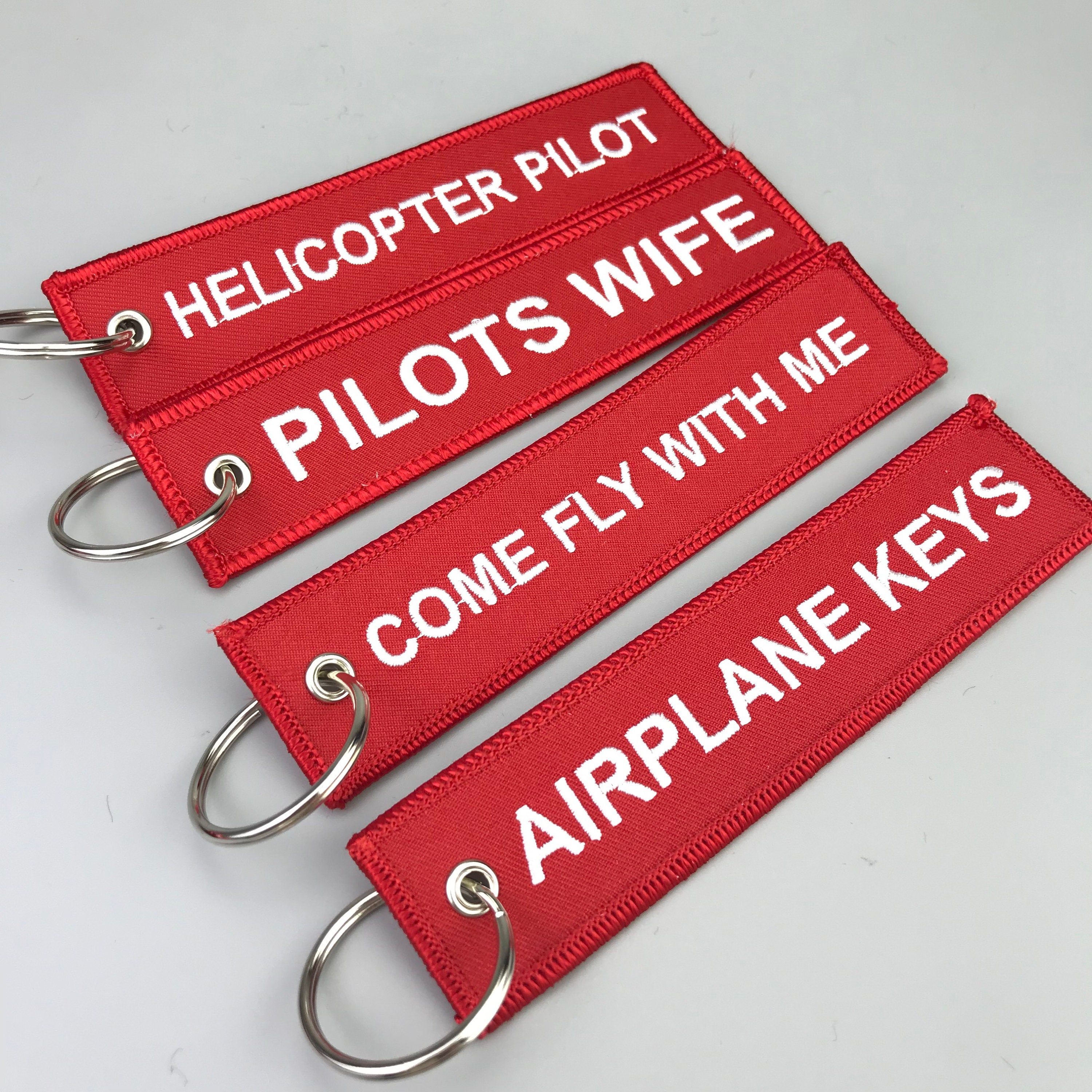 50 Embroidery Flight Tag Flight Tagflight Keychain Custom Etsy