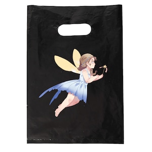 100 Stück kundenspezifische gestanzte Grifftaschen, bunte Einkaufstasche mit Logo, Polyethylen-Transporttasche mit Griff, gedrucktes Kurierbeutel-Designlogo