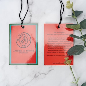 Glossy Custom Hang Tags for Clothing, Printed With Your Details, Modern Boutique Tag, DIY Hang Tag Labels, Circle Paper Cardstock, Price Tag