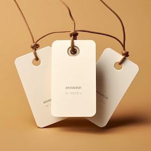 Etiquetas colgantes personalizadas, etiquetas colgantes de diseño personalizado, etiquetas colgantes personalizadas a prueba de agua, plantilla de etiqueta para ropa de negocios, etiquetas para ropa, etiquetas colgantes con cordón