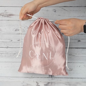 100pcs Satin drawstring bags, Custom dust bags, Jewelry package pouches, Personalized your logo printed, Wholesale product package gift bags