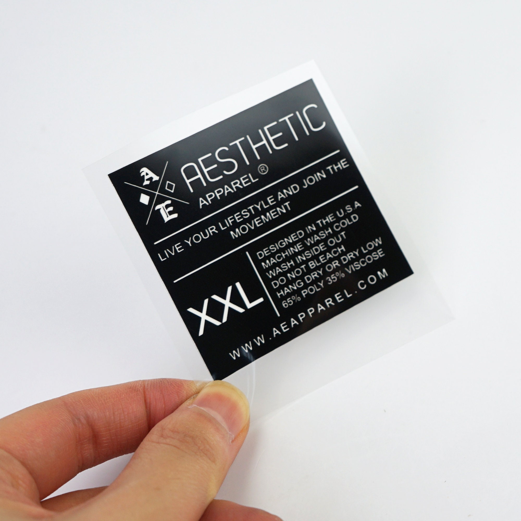 250pcs Custom Heat Press Labels for Clothing Custom Heat Seal Etsy