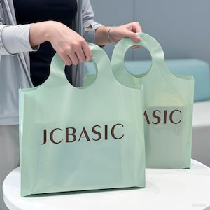 50-1000Pcs Personalised Plastic Pull Ring bags with your logo,Custom logo Plastic bag for shops, trade shows,exhibition or shopping,packing