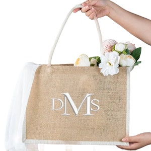 Large custom design cotton bags for gifts Personalized burlap bag Custom burlap bag Party Burlap tote bag Personalized beach wedding bag